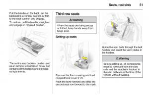 Opel-Zafira-B-owners-manual page 51 min