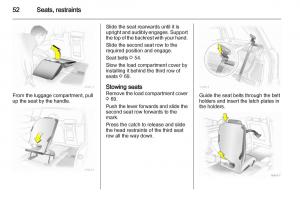 Opel-Zafira-B-owners-manual page 52 min