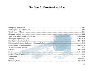 Renault-Vel-Satis-owners-manual page 184 min