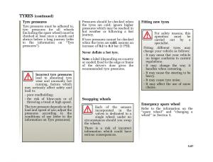 Renault-Vel-Satis-owners-manual page 190 min