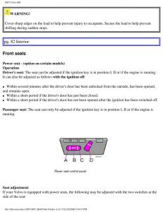 Volvo-S60-owners-manual page 95 min