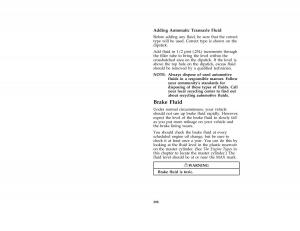 manual--Ford-Taurus-III-3-owners-manual page 295 min