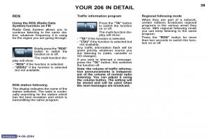 Peugeot-206-owners-manual page 103 min