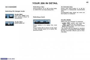 Peugeot-206-owners-manual page 110 min