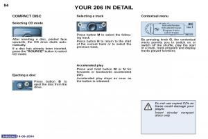 Peugeot-206-owners-manual page 121 min