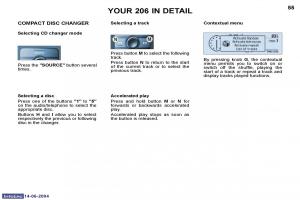 Peugeot-206-owners-manual page 122 min