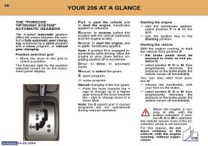 Peugeot-206-owners-manual page 54 min