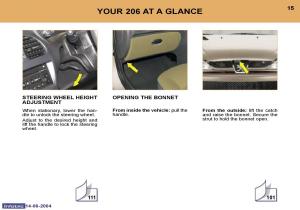 Peugeot-206-owners-manual page 64 min