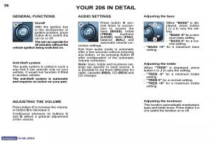 Peugeot-206-owners-manual page 99 min