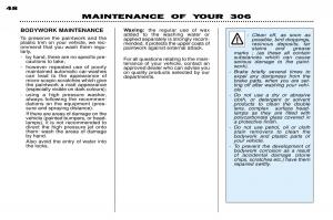 Peugeot-306-owners-manual page 71 min