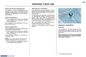 Peugeot-406-owners-manual page 37 min