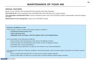 Peugeot-406-owners-manual page 46 min