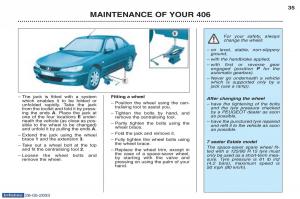 Peugeot-406-owners-manual page 58 min