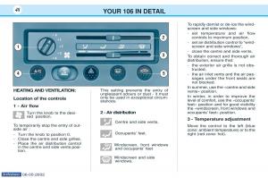 Peugeot-106-owners-manual page 42 min