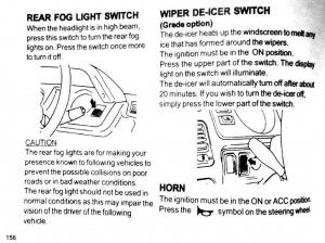 Mitsubishi-Pajero-II-2-owners-manual page 156 min