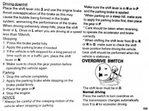 Mitsubishi-Pajero-II-2-owners-manual page 169 min