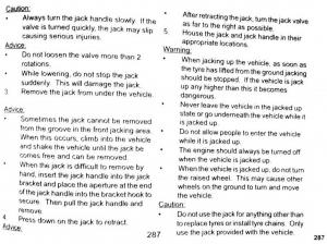 Mitsubishi-Pajero-II-2-owners-manual page 287 min