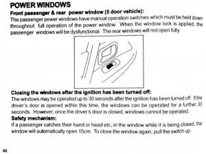 Mitsubishi-Pajero-II-2-owners-manual page 46 min