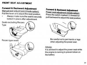 Mitsubishi-Pajero-II-2-owners-manual page 77 min