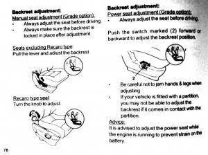 Mitsubishi-Pajero-II-2-owners-manual page 78 min