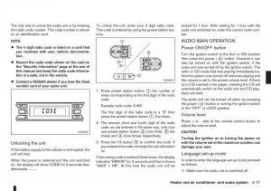 Nissan-Note-I-1-E11-owners-manual page 101 min