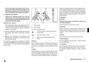 Nissan-Note-I-1-E11-owners-manual page 137 min