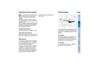 BMW-E46-owners-manual page 67 min