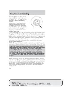 Mazda-Tribute-owners-manual page 124 min