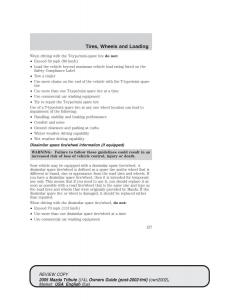 Mazda-Tribute-owners-manual page 127 min