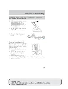 Mazda-Tribute-owners-manual page 129 min