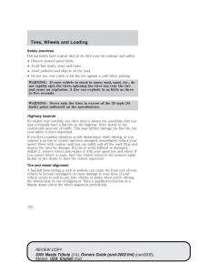 Mazda-Tribute-owners-manual page 142 min