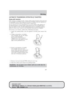 Mazda-Tribute-owners-manual page 167 min