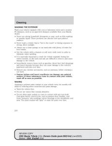 Mazda-Tribute-owners-manual page 210 min