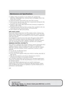 Mazda-Tribute-owners-manual page 246 min