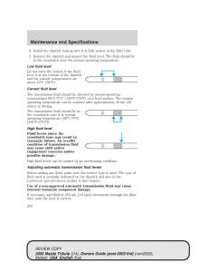 Mazda-Tribute-owners-manual page 250 min