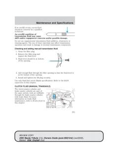 Mazda-Tribute-owners-manual page 251 min