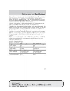 Mazda-Tribute-owners-manual page 255 min