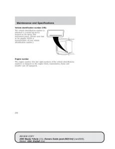 Mazda-Tribute-owners-manual page 258 min