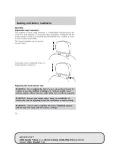 Mazda-Tribute-owners-manual page 70 min