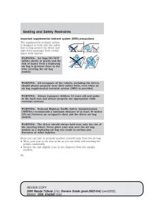 Mazda-Tribute-owners-manual page 94 min