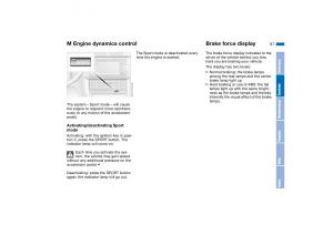 BMW-M3-E46-owners-manual page 87 min