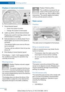 BMW-X6-M-Power-F16-owners-manual page 106 min