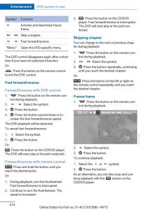 BMW-X6-M-Power-F16-owners-manual page 214 min