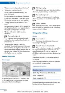 BMW-X6-M-Power-F16-owners-manual page 272 min