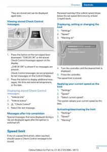 BMW-X6-M-Power-F16-owners-manual page 77 min