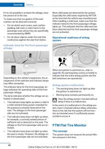 BMW-X6-M-Power-F16-owners-manual page 88 min