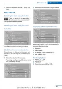 BMW-X5-X6-F15-F16-owners-manual page 201 min