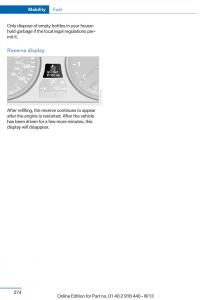 BMW-X5-X6-F15-F16-owners-manual page 274 min