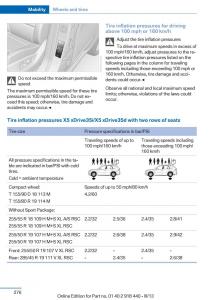 BMW-X5-X6-F15-F16-owners-manual page 276 min