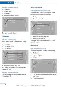 BMW-X5-X6-F15-F16-owners-manual page 88 min